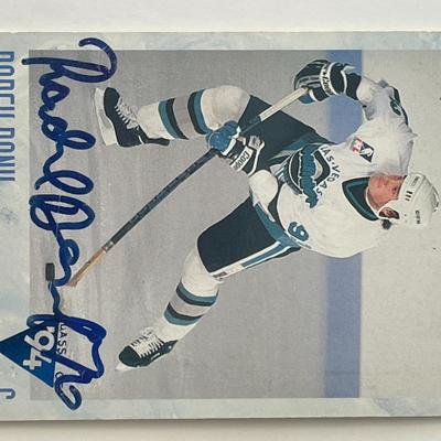 Las Vegas Thunder Radek Bonk 1993 Classic Games signed trading card