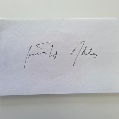 Günther Rall original signature