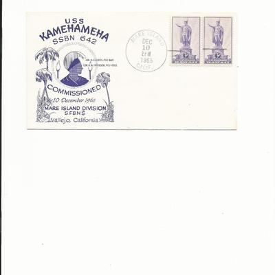 U.S.S. Kamehameha - First Day Cover- Mare Island - 1965