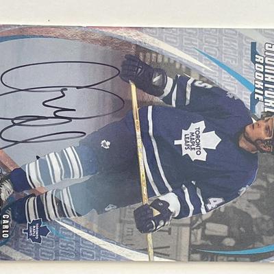 Toronto Maple Leafs Carlo Colaiacovo signed autograph card