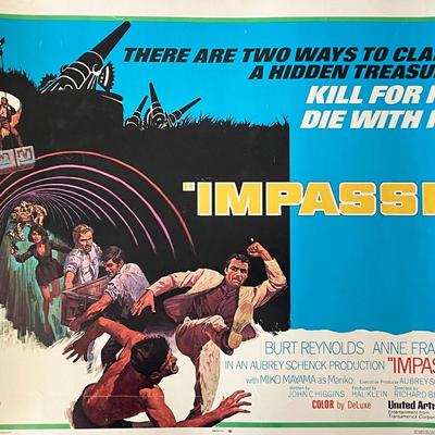 Impasse 1969 vintage movie poster