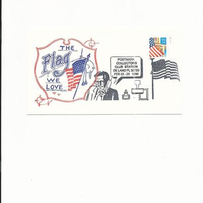 The Flag We Love - Postmark Collectors - Postmark collectors club Cover - 1996