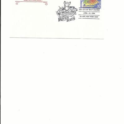 Chinese New Year - First Day Cover - Year of the Rat - Albany, N.Y. - 1996