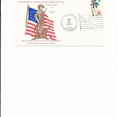 American Revolution Bicentennial - Show Cover - Orcopex - Buena Park, CA. 1975