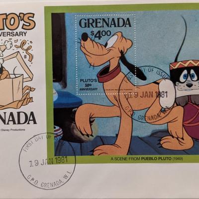 1981 Grenada  Pluto's 50th Anniversary First Day Cover