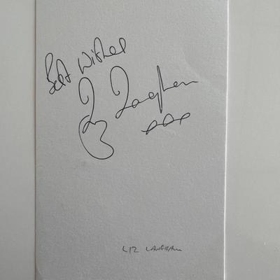 Liz Lanahan original signature