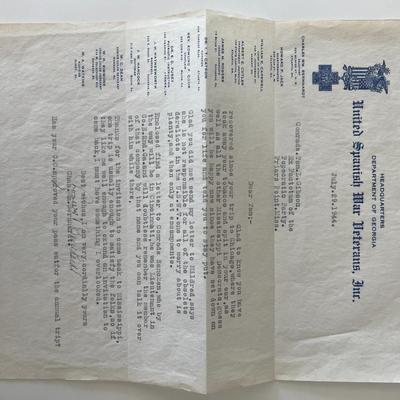 Charles W Bernhardt signed letter