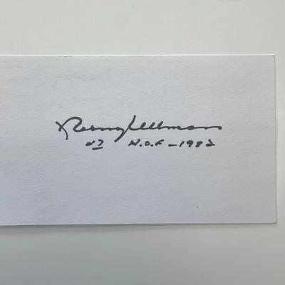 1982 HOF original signature
