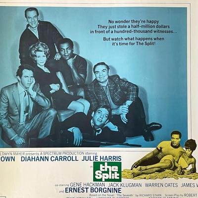 The Split 1968 vintage movie poster