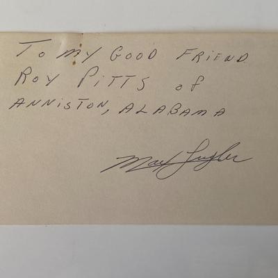 LSU Tigers Max Fugler original signature