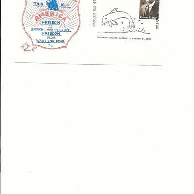 Ernest E. Just - First Day Cover - Warren, OH. - 1996