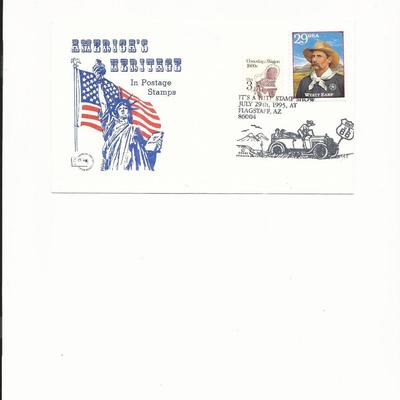 America's Heritage in Postage Stamps - FShow Cover - Flagstaff, Arizona - 1995