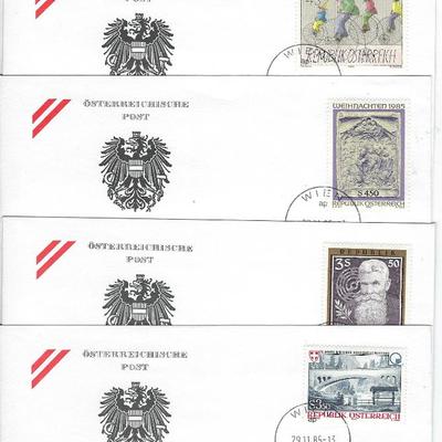 Austria First Day Covers