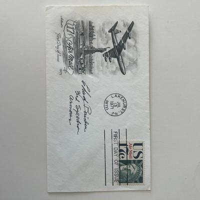 WWII pilot signed cover