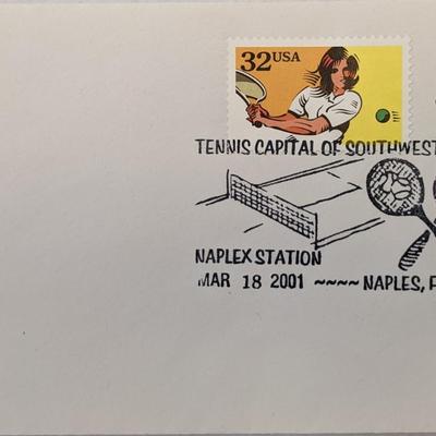 Naples Florida, Tennis Capitol Of Southwest Florida First Day Cover