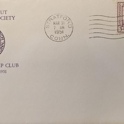 Connecticut Philatelic Society - Nutmeg Stamp Club First Day Cover