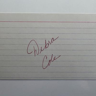 The Equalizer Debra Cole original signature
