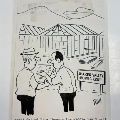 Frank Brummer Original Cartoon