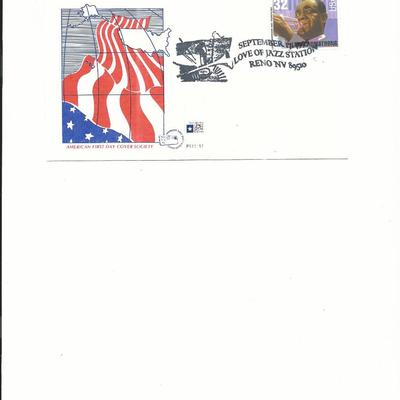Reno, NV - First Day Cover - Love of Jazz Station - 1995