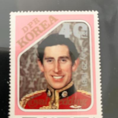 Royal Wedding Prince Charles DPR Korea commemorative stamp