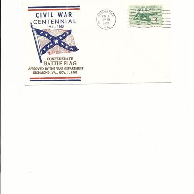 Richmond, VA - First Day Cover - Civil War Centennial - 1961