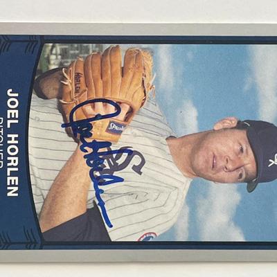 Chicago White Sox Joel Horlen signed trading card