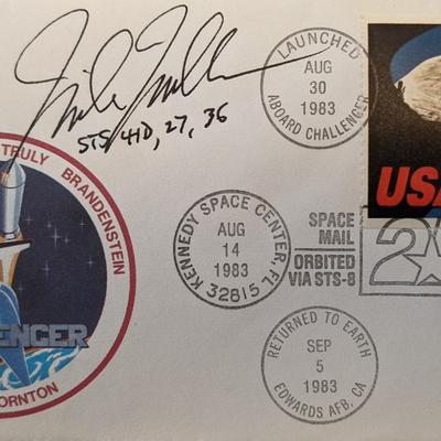Richard "Mike" Mullane Signed NASA 25th Anniversary Challenger First Day Cover
