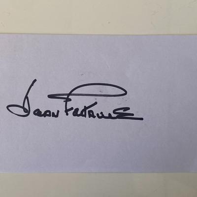 Born To Be Bad Joan Fontaine  original signature