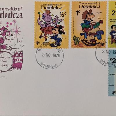 Dominica 1979 Disney Commemorative First Day Cover