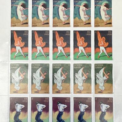 2012 Innovative Choreographers stamp set of 20