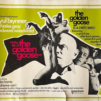 The File of the Golden Goose 1969 vintage movie poster