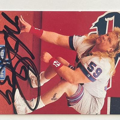 Buffalo Bills Mitch Frerotte 1992 NFL #360 signed trading card