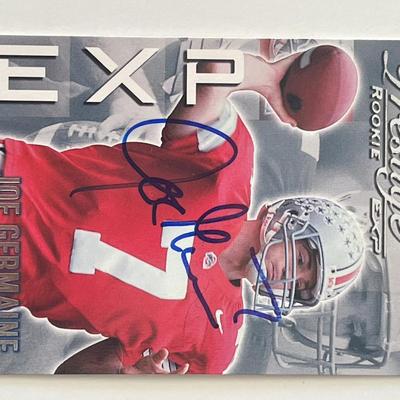 St. Louis Rams Joe Germaine 1999 Playoff #16 signed trading card