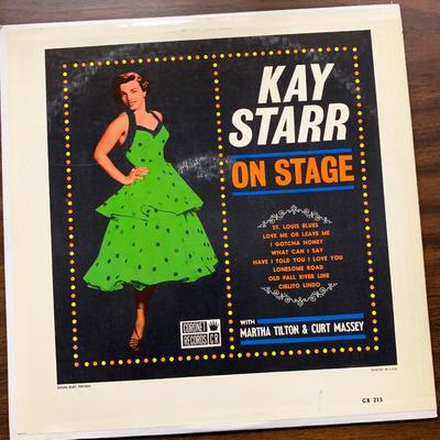 Kay Starr With Martha Tilton & Curt Massey ‎– On Stage – Album