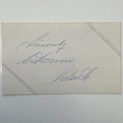Caterina Valente original signature
