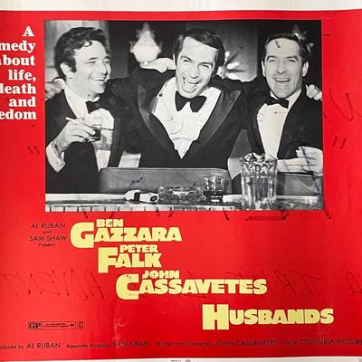 Husbands 1970 vintage movie poster