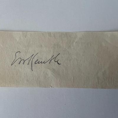 Illustrator Edward Kimball original signature