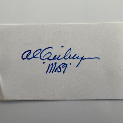 Al Geiberger original signature
