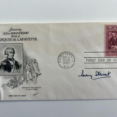 The Crystal Cave Author Lady Mary Stewart signed commemorative cover