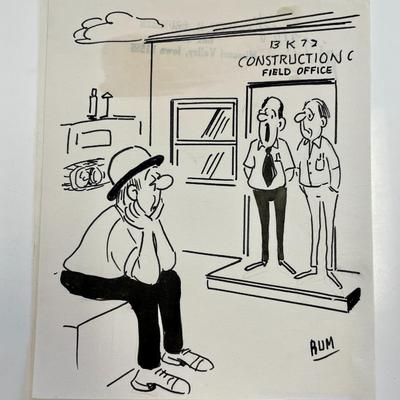Frank Brummer Original Cartoon