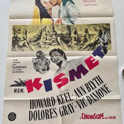 Kismet 1956 vintage movie poster