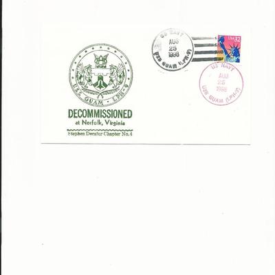 U.S.S. Guam - First Day Cover - Norfolk, VA - 1996