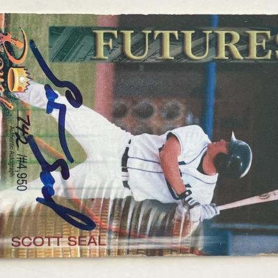 Scott Seal 2000 Royal Rookies Futures #27 signed trading card - certified.