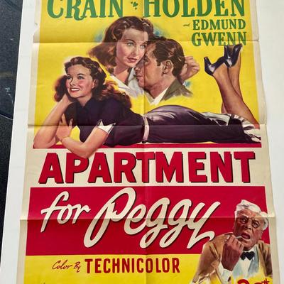 Apartment for Peggy 1948 vintage movie poster