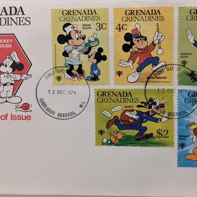 Grenada 1979 Mickey Mouse First Day Cover