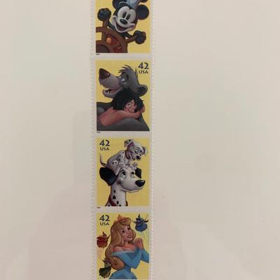 2008 42c The Art of Disney: Imagination Stamp Strip