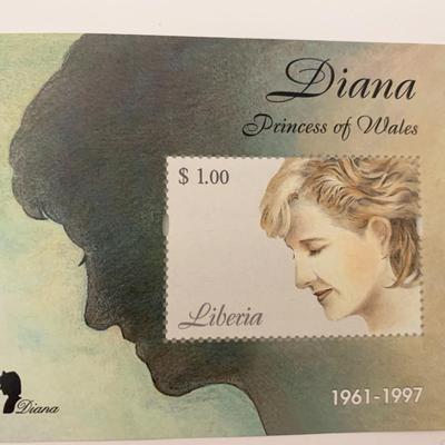Liberia Diana Princess of Wales commemorative stamp
