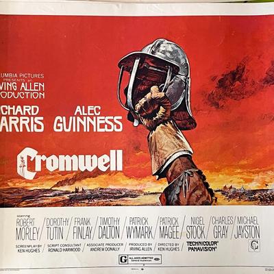 Cromwell 1970 vintage movie poster