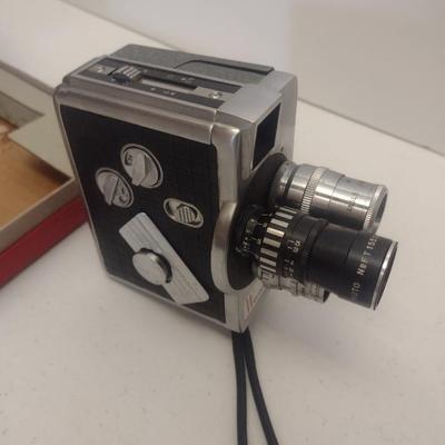 Wollensak 23 Turret 8mm Movie Camera with Original Box