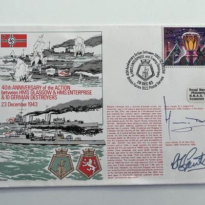 WWII signed commemorative cover
